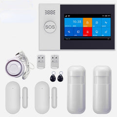 Security Alarm WiFi GSM Alarm System for 4.3inch Home Support Tuya APP Call/SMS Remote Contorl