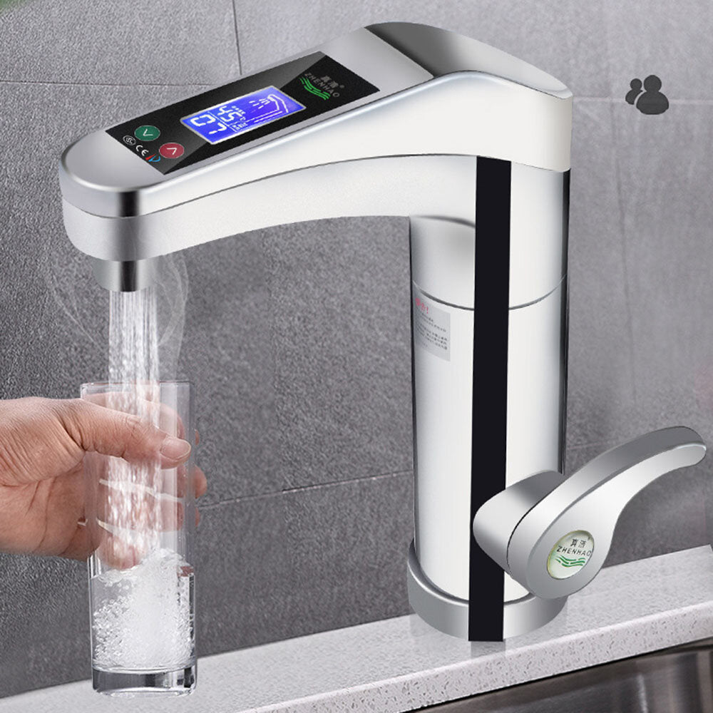 500-3500W Rotatable Water Faucet Instant Electric Faucet Hot And Cold Water Heater For Home