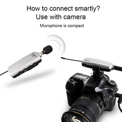Camera Microphone Wireless Lavalier Mic For Asmr DSLR Interview Live Recording Lithium Battery 50m Range