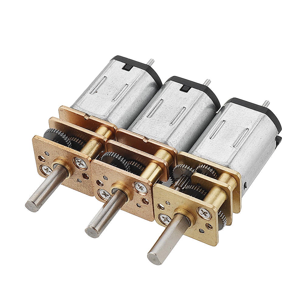 DC 12V Double Shaft Gear Motor Reducer Reduction Motor