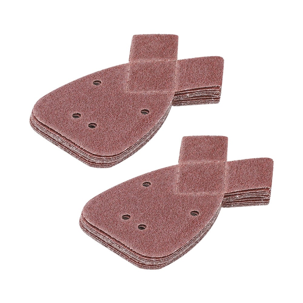10pcs 40/80/120/240 Grit Sandpaper 4 hole Sand Disc Pad Self-adhesive Sandpaper Coarse Sand for Polishing