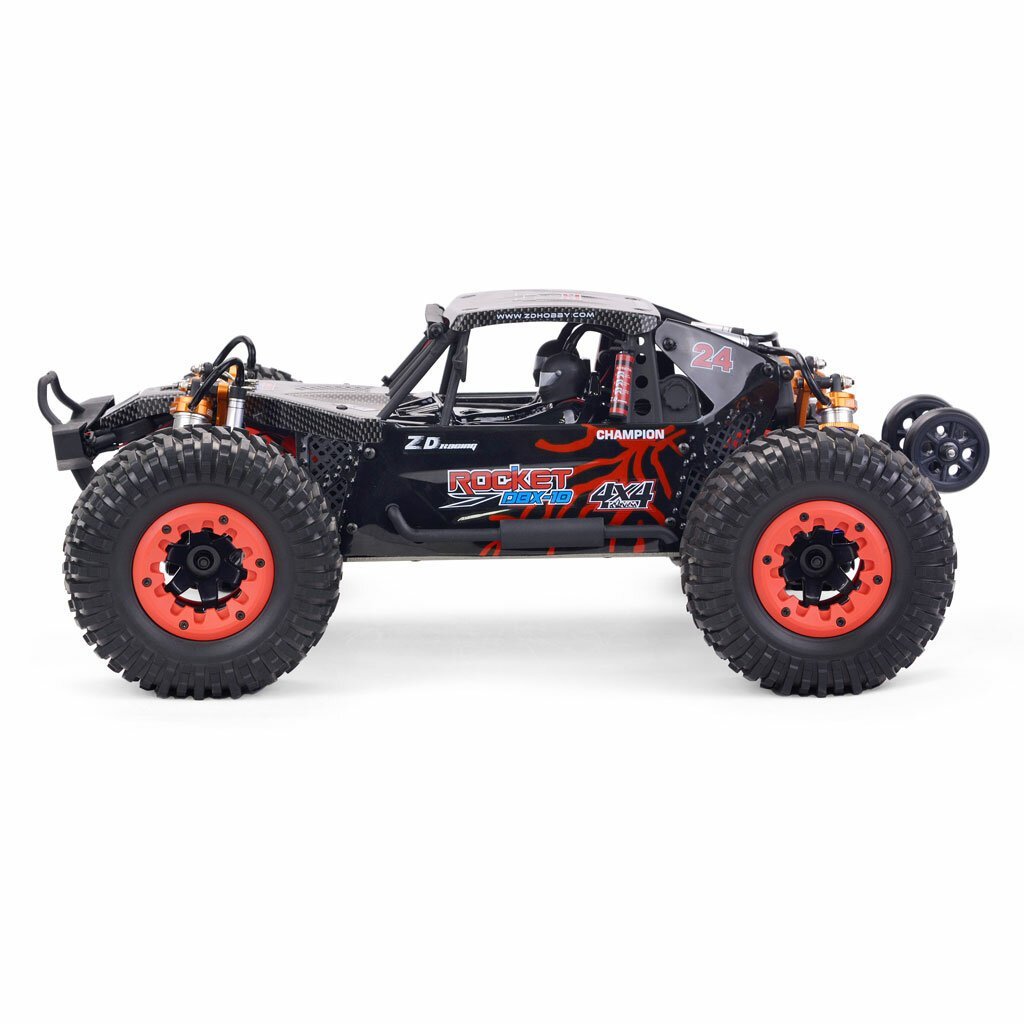 4WD 2.4G Desert Truck Brushless RC Car High Speed Off Road Vehicle Models 80km/h W/ Head Up Wheel