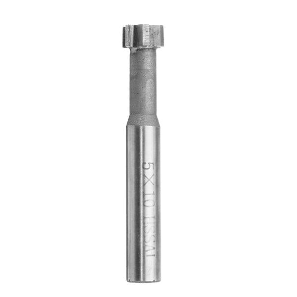 10x3/4/5x60mm HSS T-slot End Mill Milling Cutter 6 Teeth