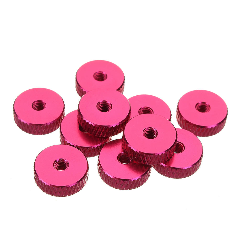 M4AN2 10Pcs M4 Big Cup Head Screw Washer Spacer Bolt Gasket Aluminum Alloy Multicolor