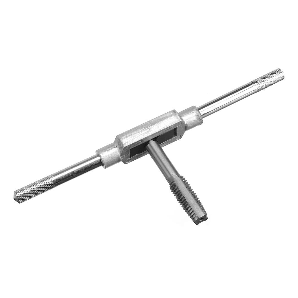 M3-M12 Adjustable Tap Spanner with 10pcs Mini Screw Hand Tap Set