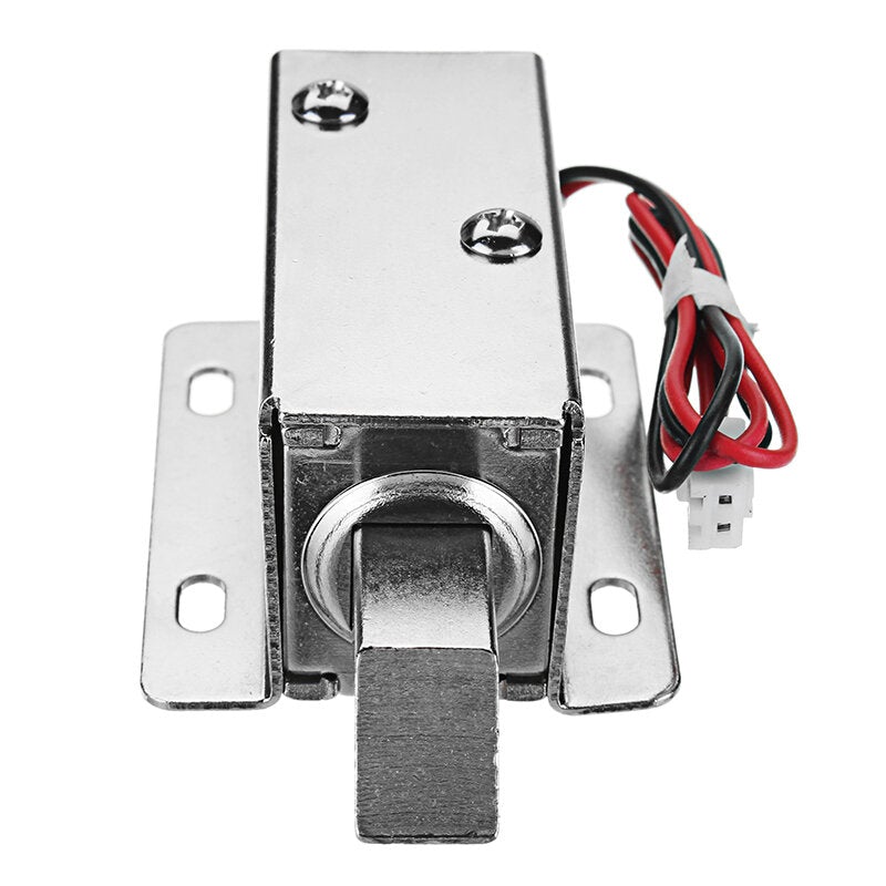 12V DC Electric Lock Assembly Solenoid Long Locking Tongue Cabinet Drawer Door