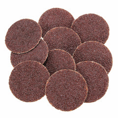 40pcs 2 Inch Roll Lock Sanding Disc 24/60/120/240 Grit Sandpaper Sanding Disc