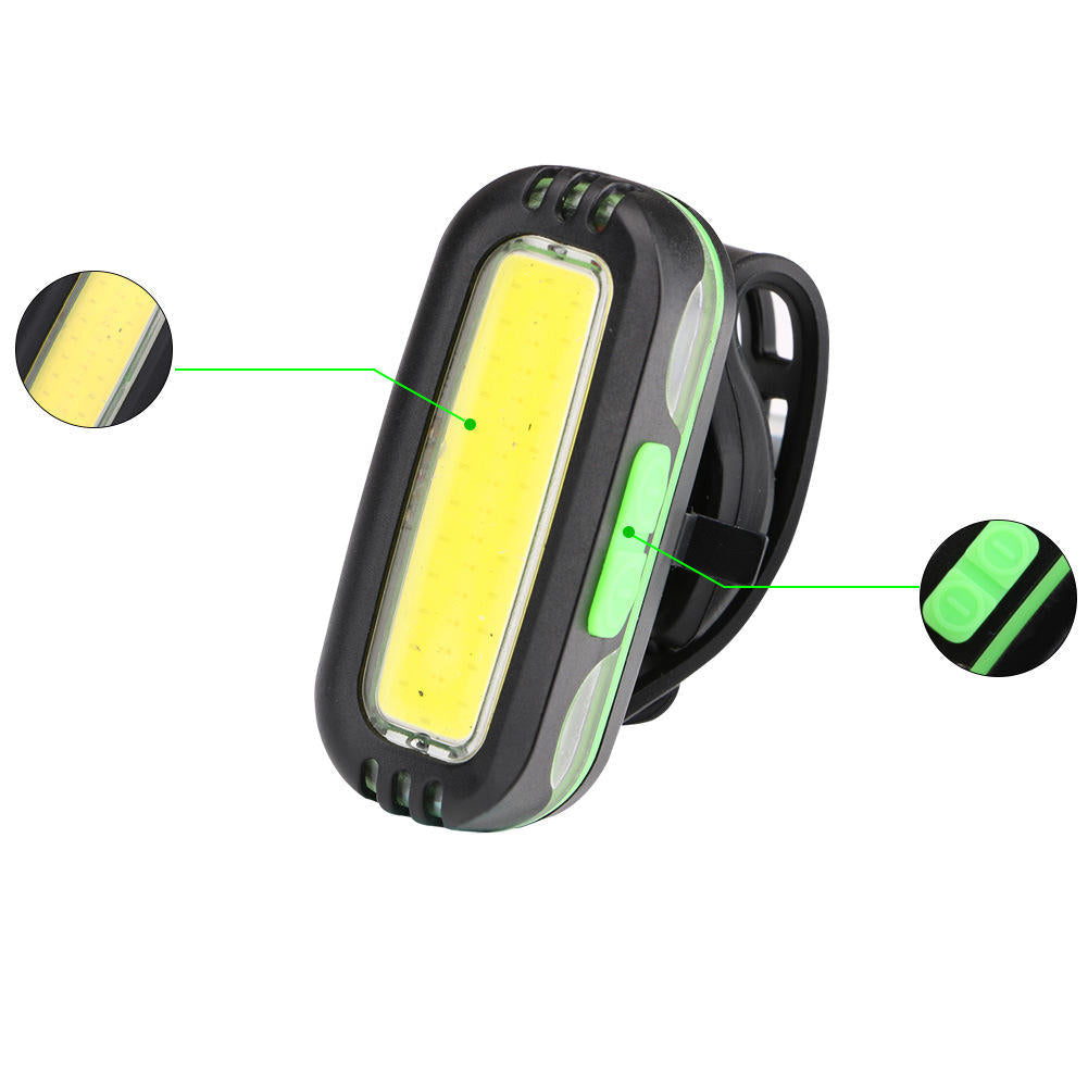 2-in-1 500LM COB LED Cycling Bicycle Bike Light Headlight Headlamp 7 Modes 90 Rotation