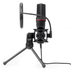 Omnidirectional Karaoke Recording Condenser Microphone Audio 3.5mm Wired Mic for PC Laptop Tablets Smartphones Live Broadcast Streaming