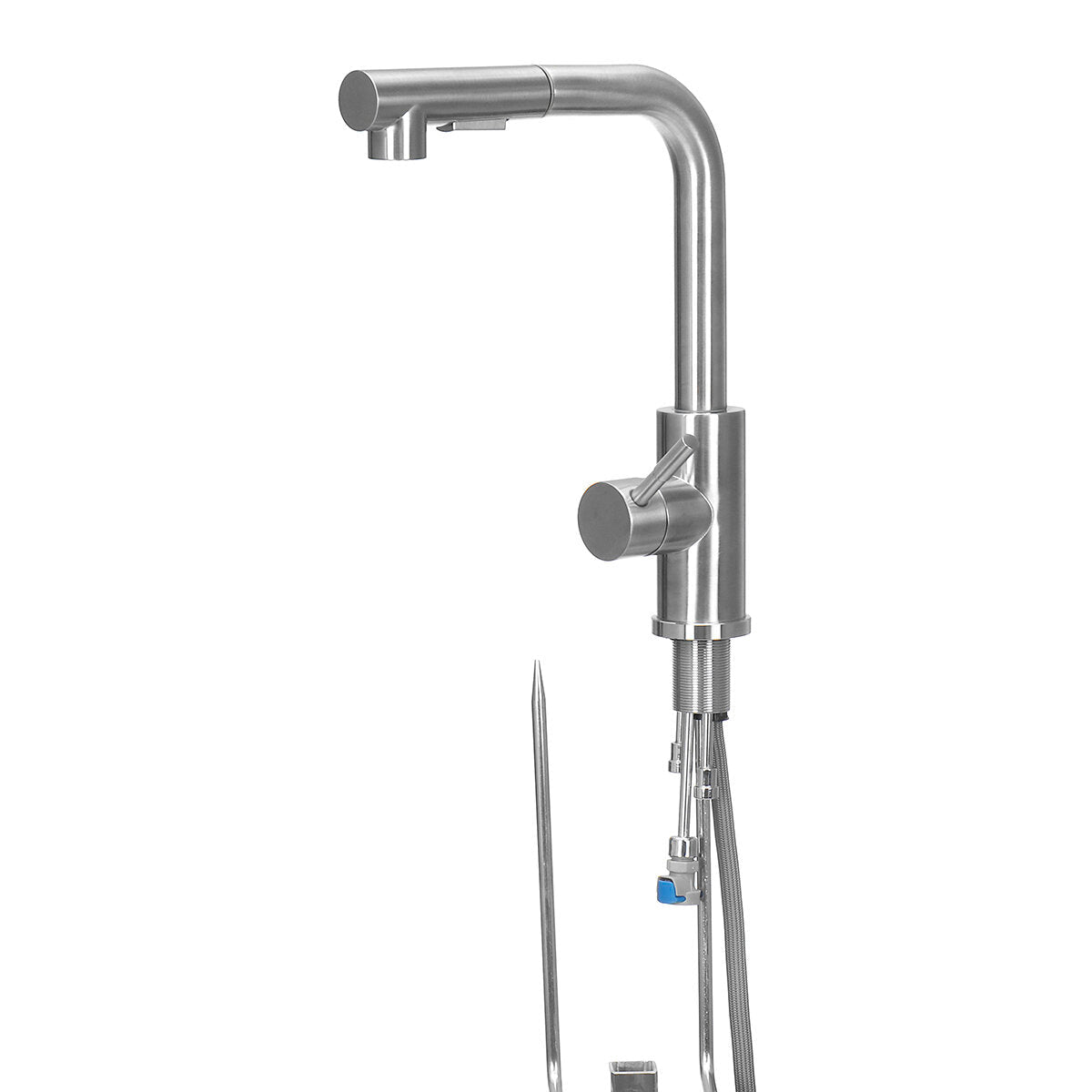 Kitchen Faucet Mixer Tap With Pull-out Shower Single Lever