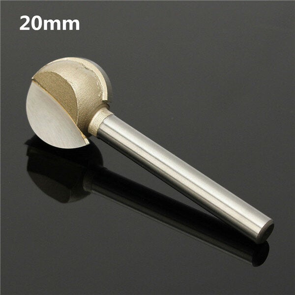 6mm Shank 6-20mm Steel Ball Cutter Woodworking Milling Carving Tool