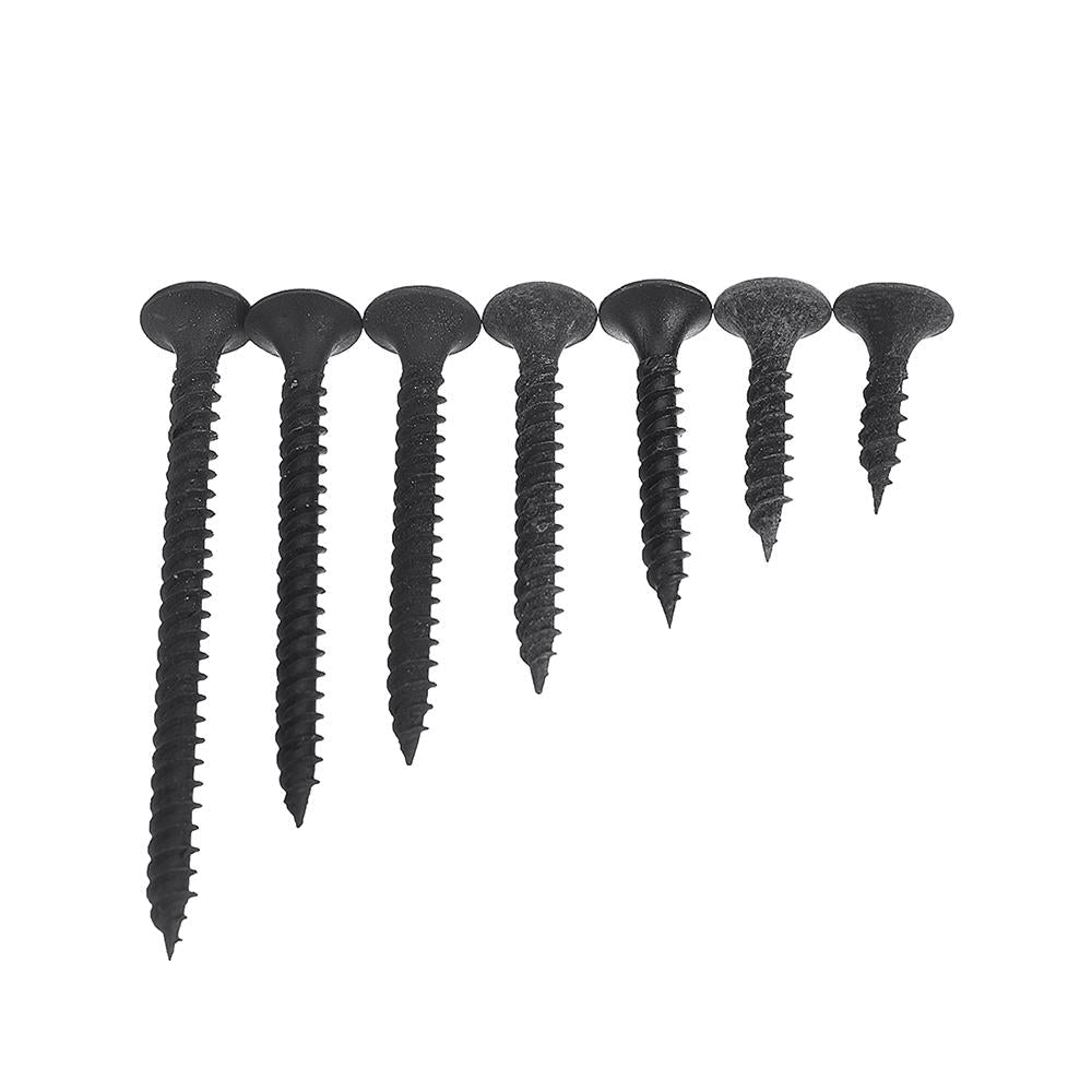 220Pcs/Set M3.5 Carbon Steel Flat Countersunk Head Cross Woodworking Screws Self Tapping Wood Screw Kit