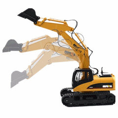 Toys 1550 15Channel 2.4G1/12RC Metal Excavator Charging RC Car