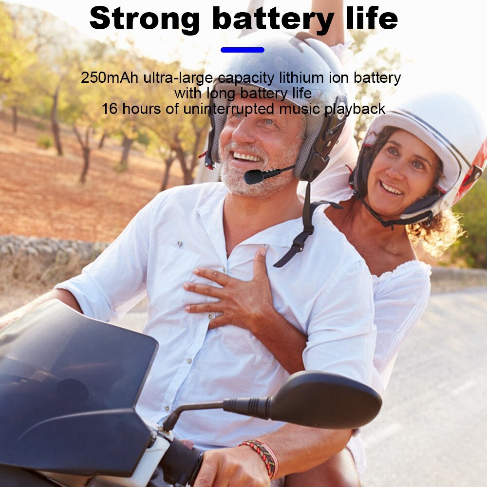 Bluetooth Earphones Motorcycle Helmet Headset Auto Answer Surround Sound Motorcycle Headphones with Microphone