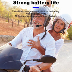 Bluetooth Earphones Motorcycle Helmet Headset Auto Answer Surround Sound Motorcycle Headphones with Microphone