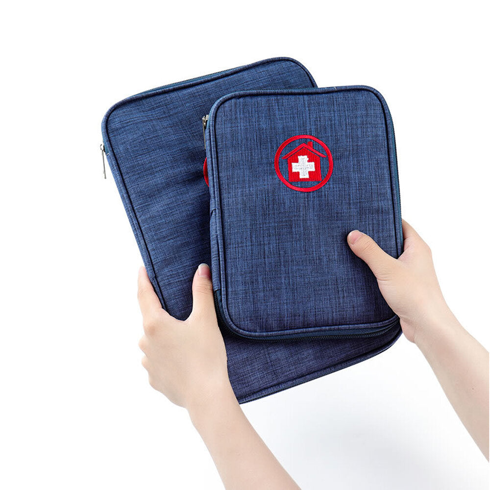 Portable Two-purpose Storage Bag Medical Emergency Certificate Passport Case Waterproof Travel Organizer