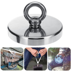 120mm 600KG Strong Powerful Magnet Neodymium Recovery Magnet Salvage Tool Strong Recovery Fishing Kit
