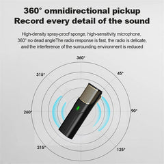 Wireless Microphone Low Latency Portable Audio Video Recording Plug-Play Lapel Mic for Live Broadcast Game