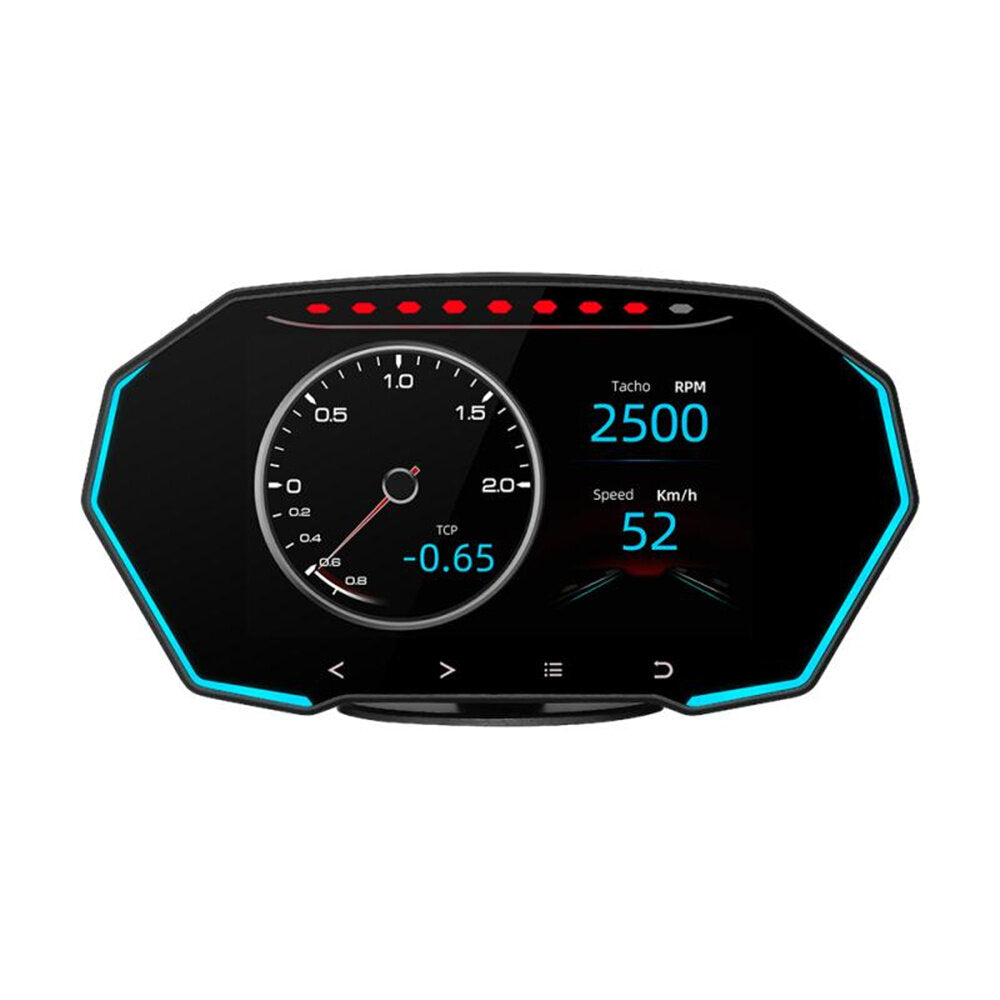 4Inch F11 HUD Head Up Display Car Speedometer OBD GPS System Gradiometer Auto Diagnostic Tool