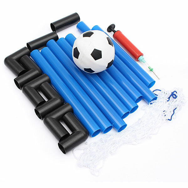 59x27x39cm Soccer Goal Net Set Youth Children Football Net Football Sports Pump Outdoor Indoor Training