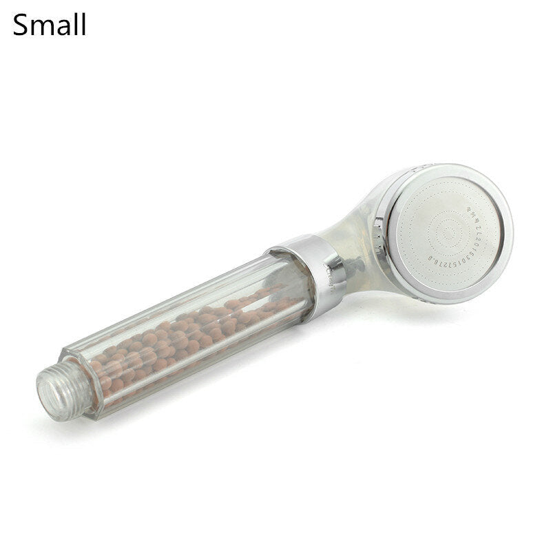 Bathroom Booster SPA Anion Water-saving Handheld Rain Shower Head Nozzle