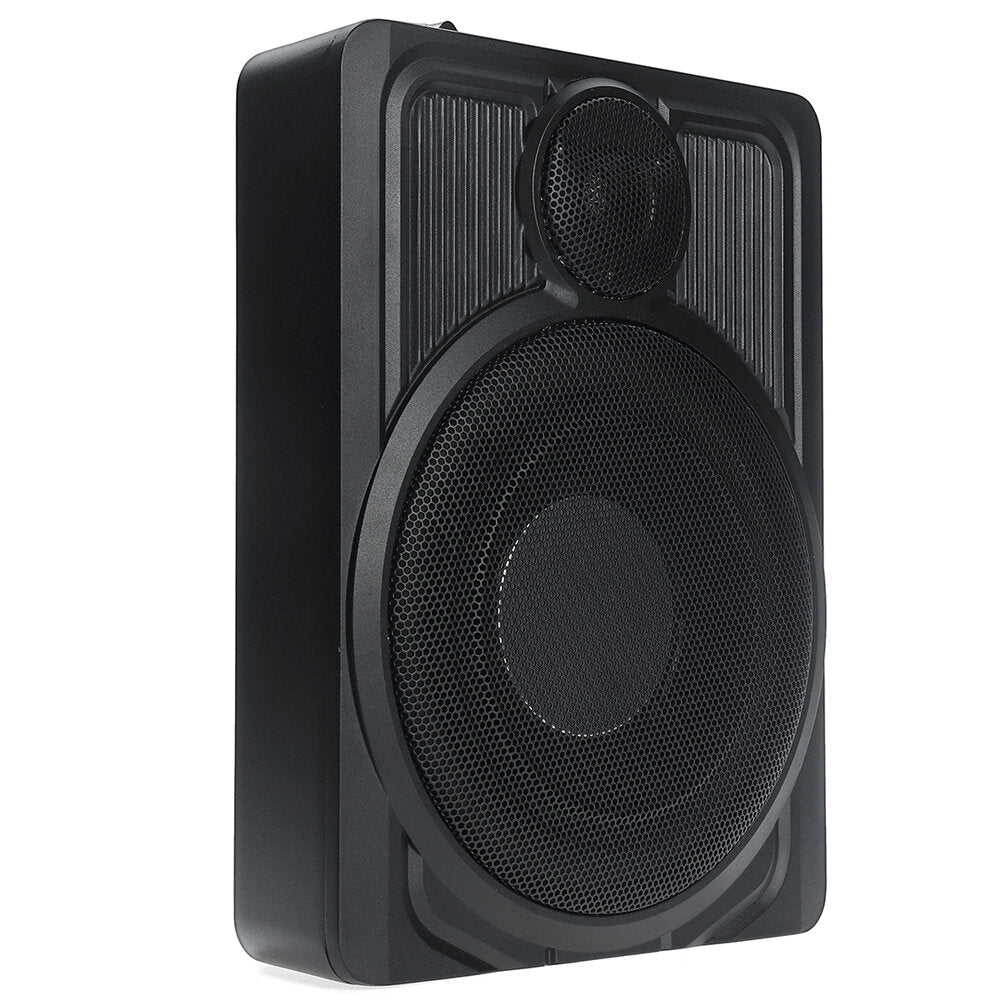 Car Subwoofer Speaker 600W 12V 360 Stereo Super Bass 10inch Active Subwoofer Ultra-thin Body Under Seat Power Amplifier