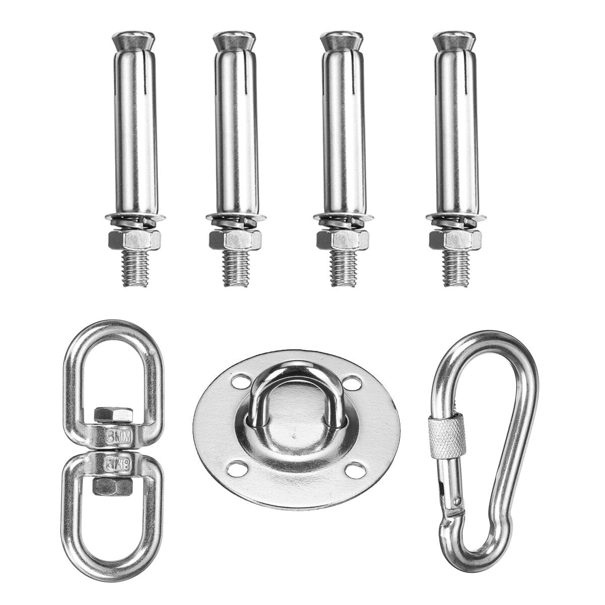 Stainless Steel Aerial Yoga Fixed Disc Hammock Sandbag Swing Hanging Hooks