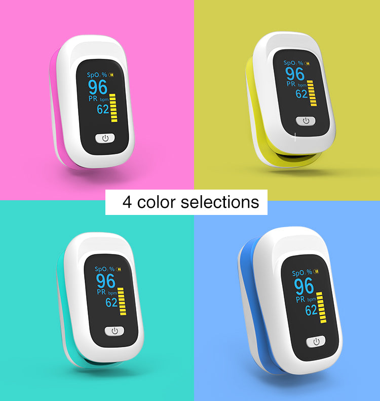 Mini OLED Finger-Clamp Pulse Oximeter Home Heathy Blood Oxygen Saturation Monitor