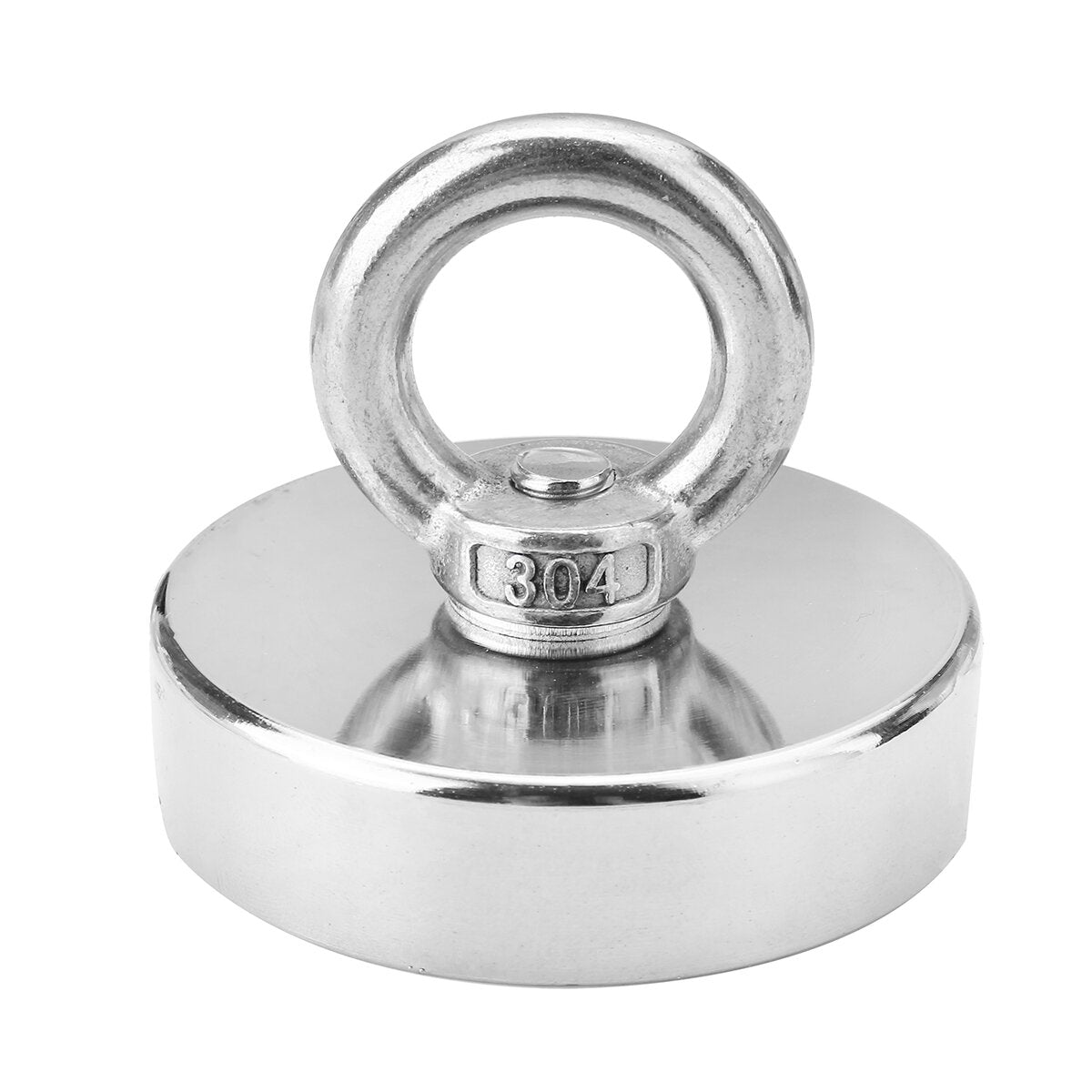 350KG/450KG/600KG Neodymium Magnet Fishing Salvage Recovery Magnet with 10m Rope for Detecting Metal Treasure