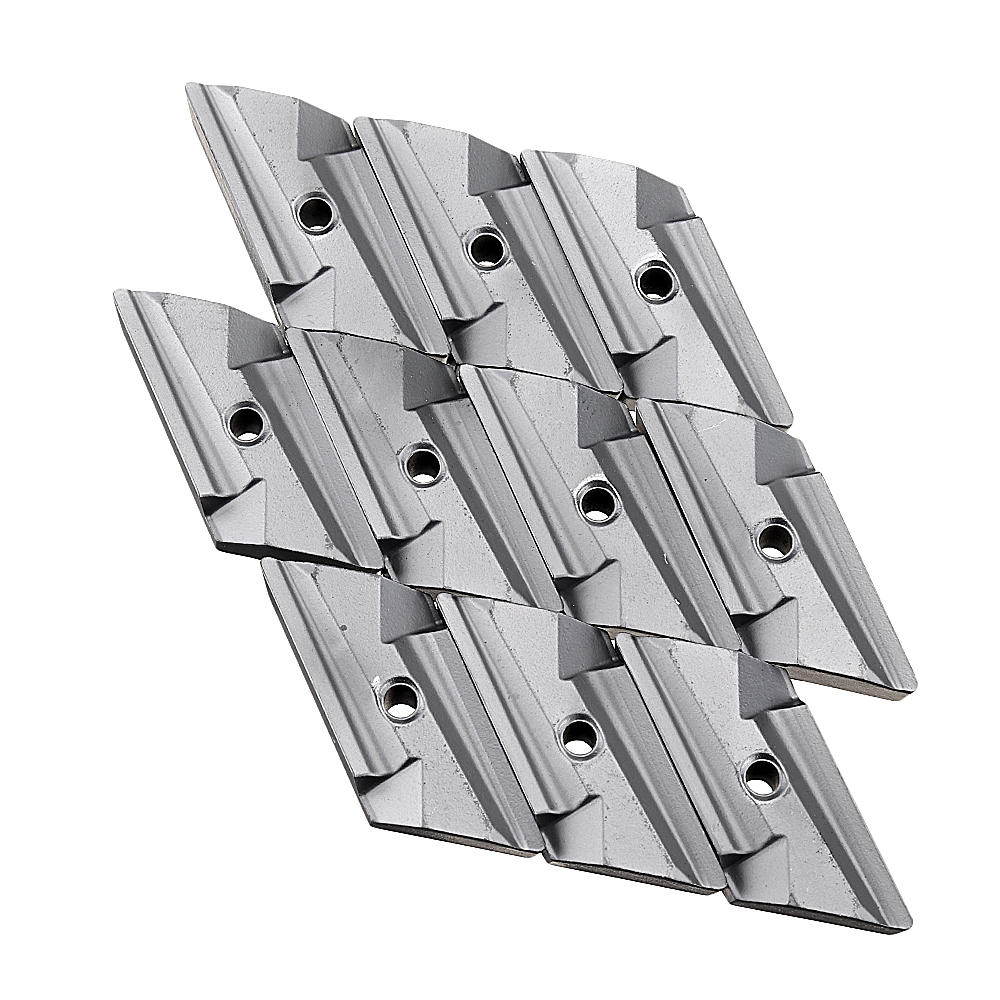 10pcs KNUX160405R KNUX160405L Carbide Insert Milling Cutter Inserts Turning Tool for Steel Machining