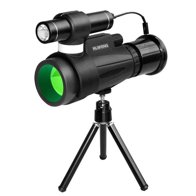 HD Monocular 3-in-1 BAK4 Prism Waterproof Spotting Scope Infra-red Night Vision Outdoor Camping