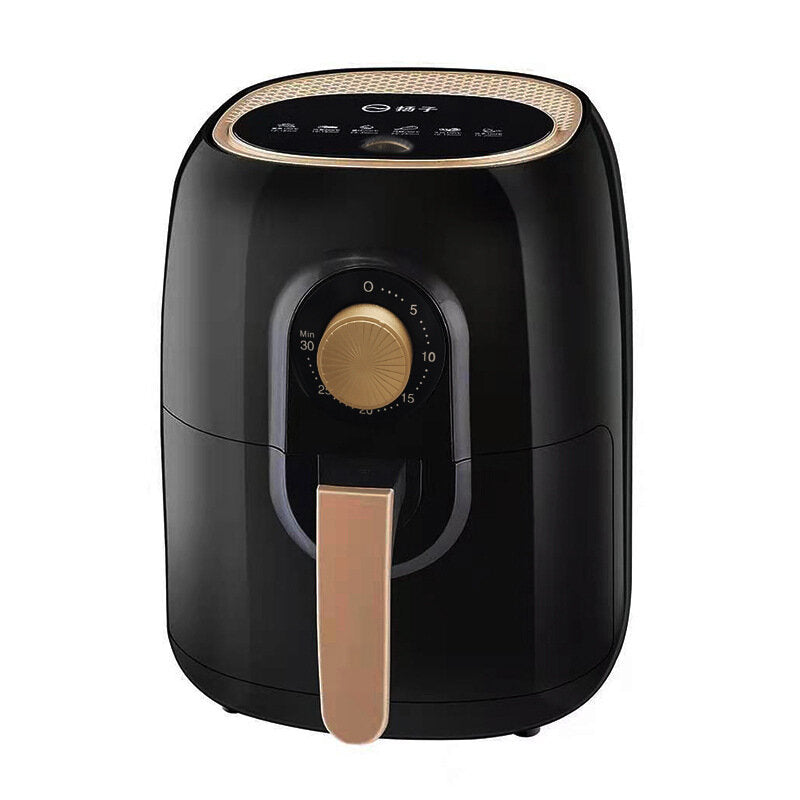 1350W 5L Air Fryer Oil Free Double Button Timing Tempering 360 Cycle Heating Intelligent Protection as Bread Maker Microwave Oven