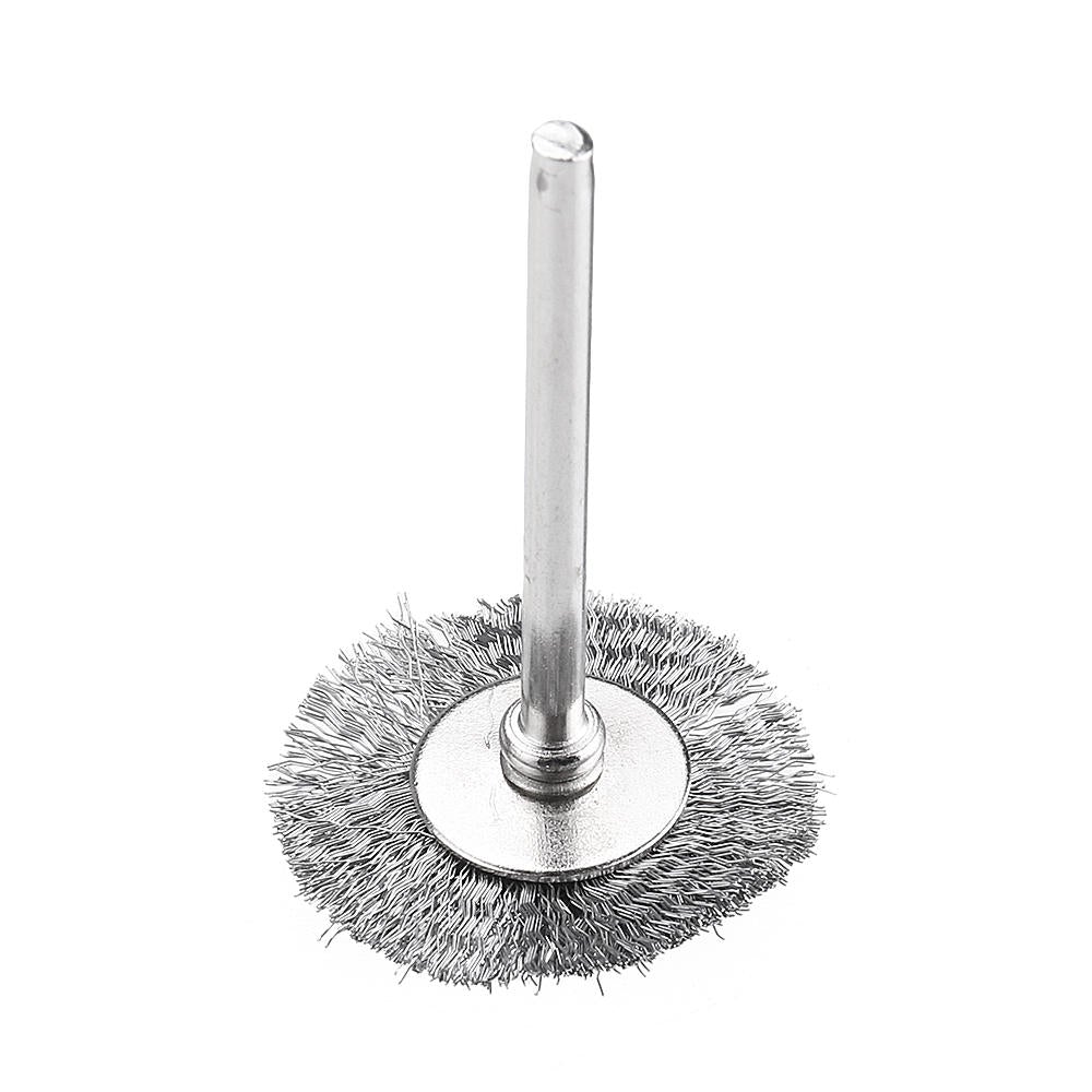 20pcs Stainless Steel Wire Brush Set Cleaner Polishing Brushes Cup Wheel For Dremel Rotary Tool