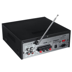 2000W Bluetooth 5.0 Audio Power Amplifier EQ Stereo AMP Car Home 2CH AUX USB FM Radio
