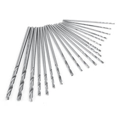 Mini Micro Hand Drill with 20Pc 0.3-1.6mm Bit Keyless Chuck Set Pin Vise Rotary