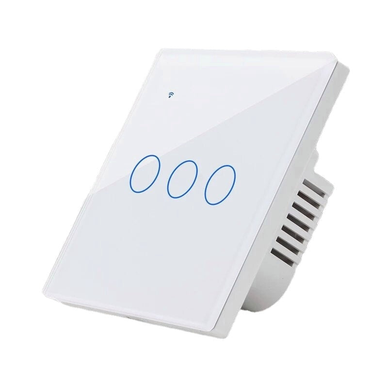 WiFi Wireless 3Gang 2 Way Smart Wall Touch Switch AC 100V/220V Wireless Wall Light Switch EU/UK Standard Smart Home
