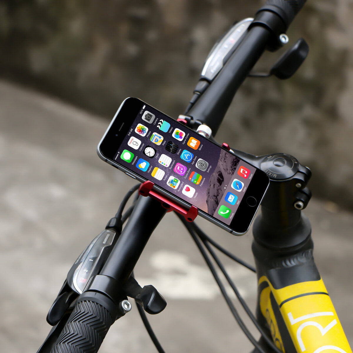 Bike Phone Holder Adjustable Quick Release Bicycle Phone Mount for 3.5-6.2inch Phone Cycling