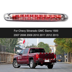 High Mount Stop Light LED White Red Third Brake Black Replacement