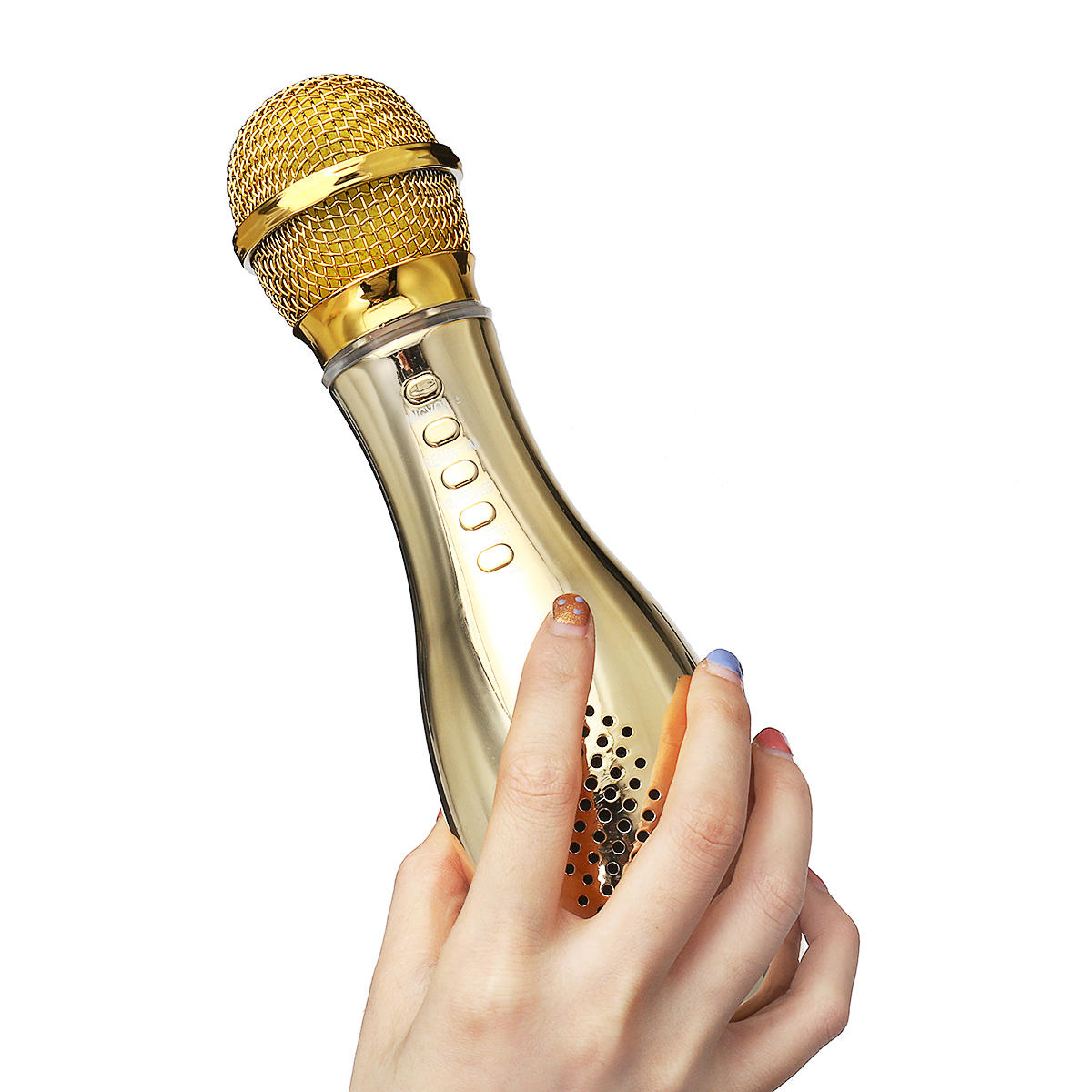 Bluetooth Wireless Condenser Microphone USB Player Speaker for Karaoke