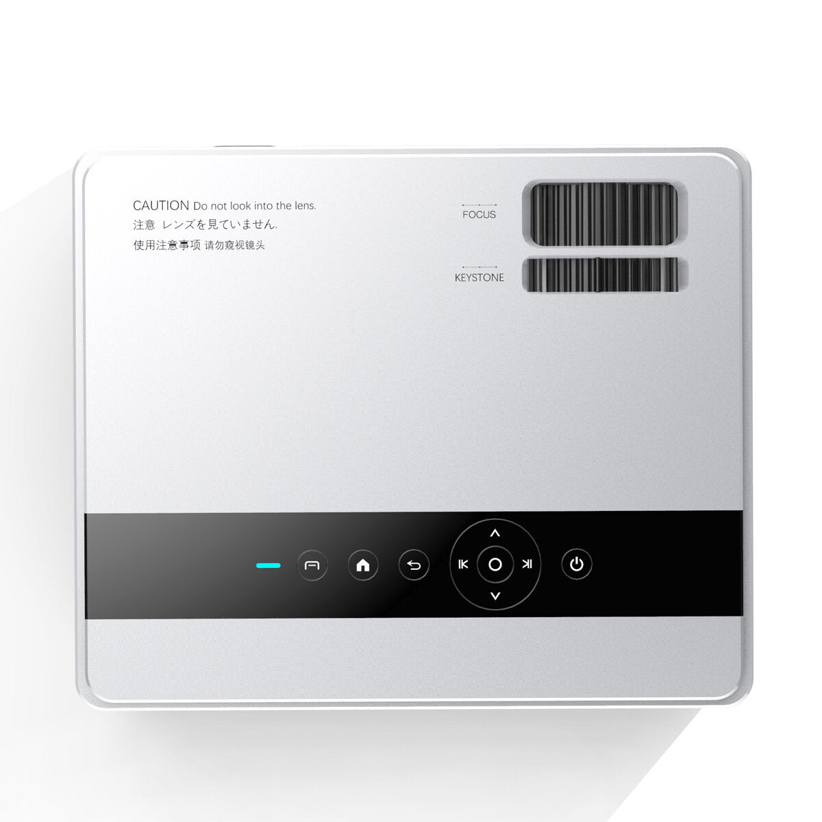 LCD Projector 3800 Lumens Support 1080P Smart LED Projector Home Theater Basic Version