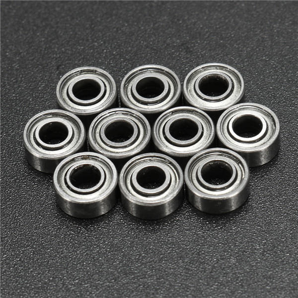 10pcs 3x7x3mm Ball Bearings Deep Groove Double Shielded Miniature Ball Bearing