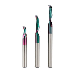 HSS Milling Cutter 8mm Super Coated Single Flute End Mill for Aluminum Door Window Cutting CNC