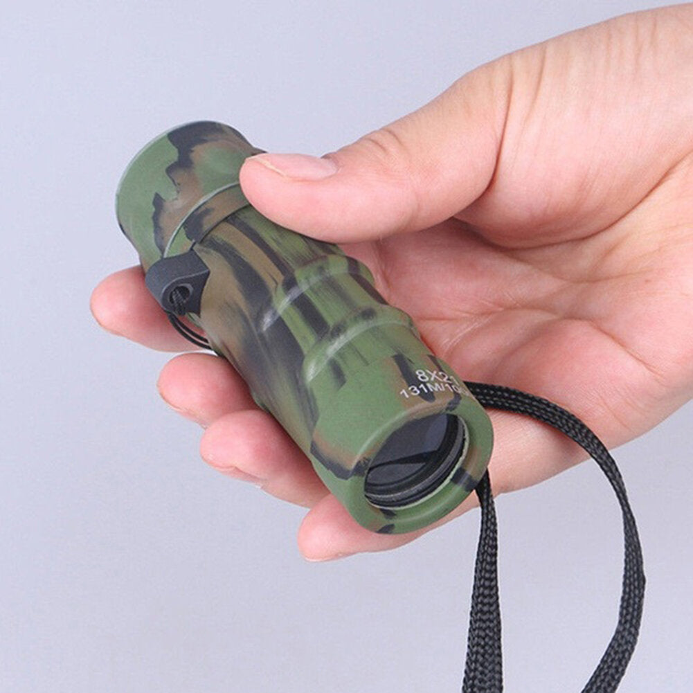 8x21 Portable Lightweight MonocularTravel Outdoor Camping Night Vision HD Optical Lens Monocular Telescope