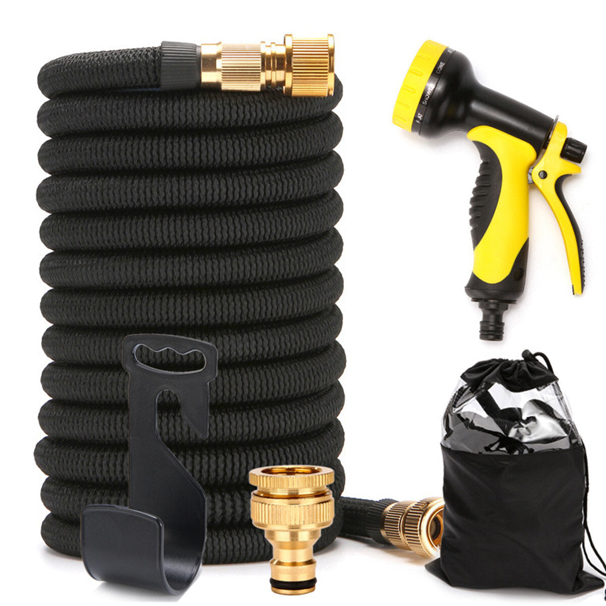 Expandable Garden EU/US Hose Durable Flexible Lightweight Water Spray