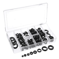 180Pcs Rubber O Ring Washer Grommets Ring Anti-slip Gasket Seal Assortment Set