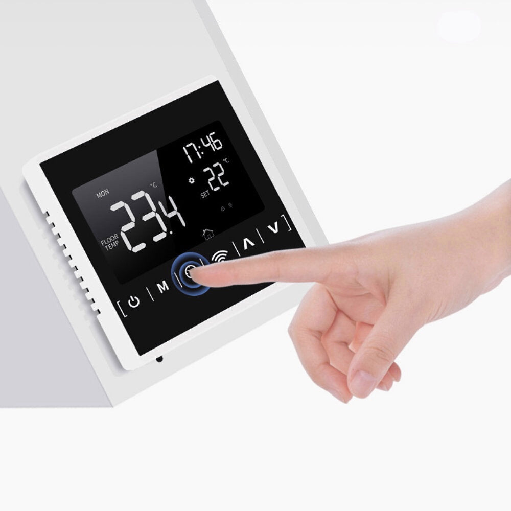 Touch Screen WiFi Thermostat APP Remote Control for Water Heating Voice Temperature Controller 250V 3A