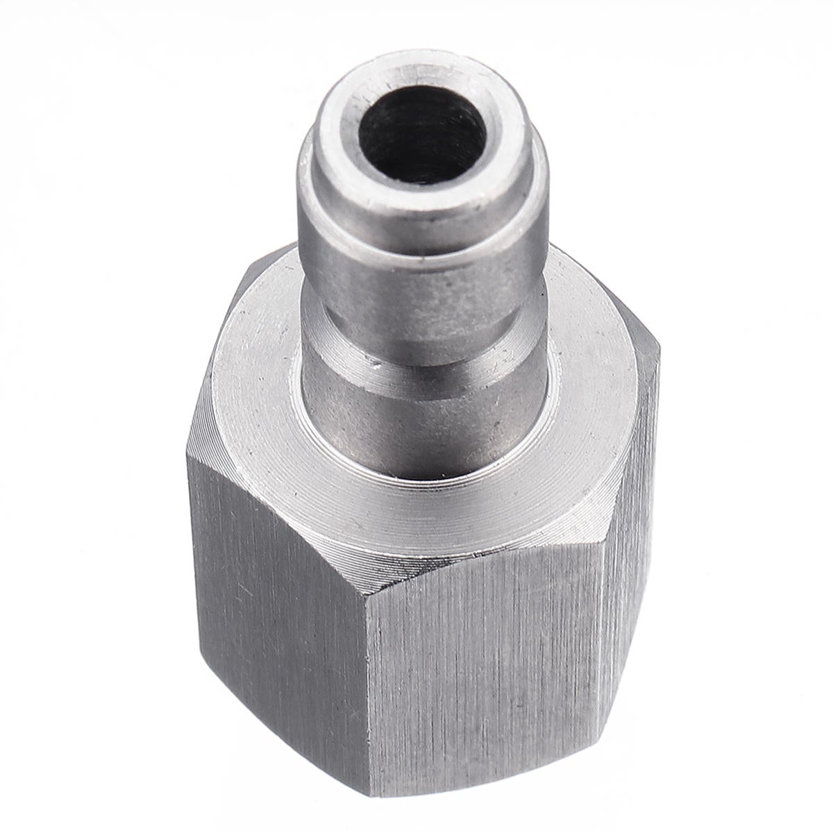 Stainless 1/8 BSPP Quick Release Hexagonal Coupler with 3 plugs for PCP Air Filling
