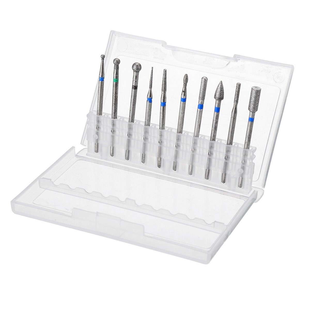 10pcs Grinding Head Polishing Drill Bits Diamond Bit for Electric Machine