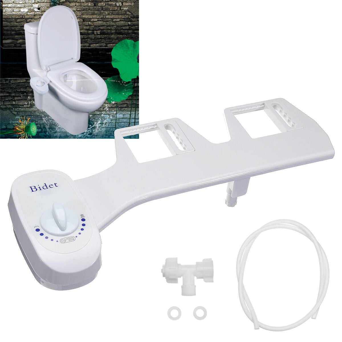 9/16 Inch Standard Bidet Cleaning Device Toilet Fresh Water Spray Smart Cleaner Bathroom Accessory