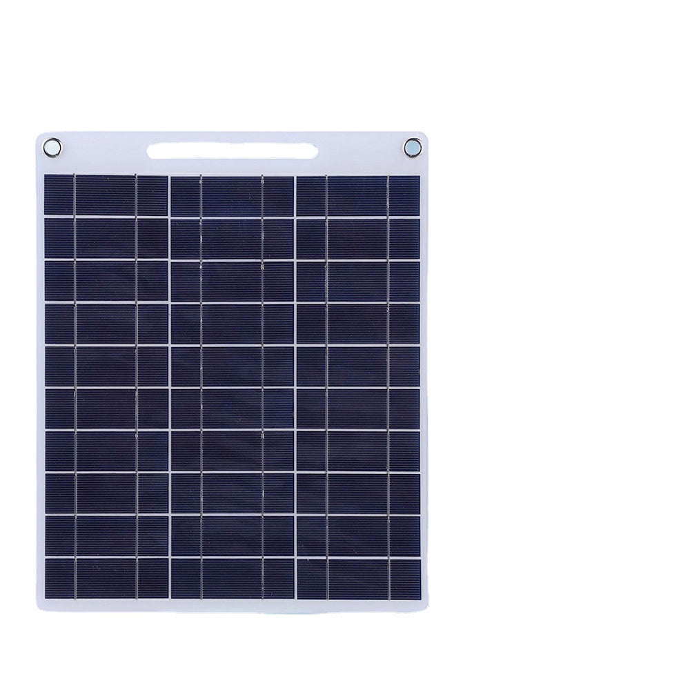 30W Solar Panel 5V Polysilicon Flexible Portable Outdoor Waterproof Solar Cell Car Ship Camping Hiking Travel Cell Phone Charger